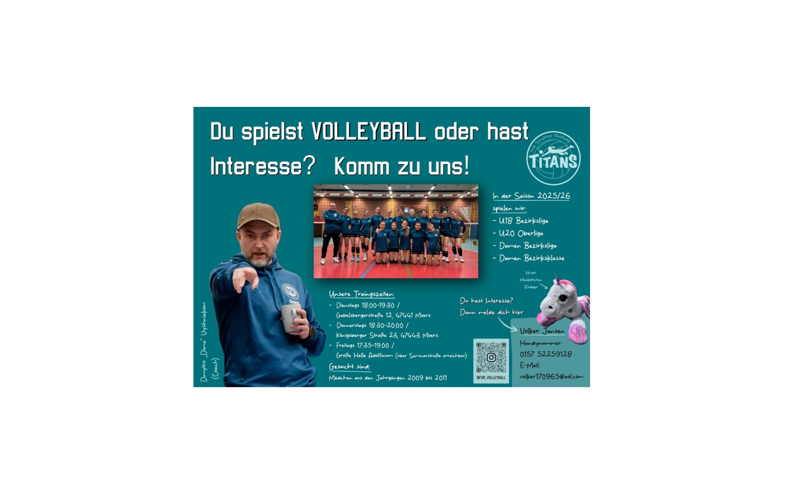 Volleyball Freie Schwimmer Rheinkamp